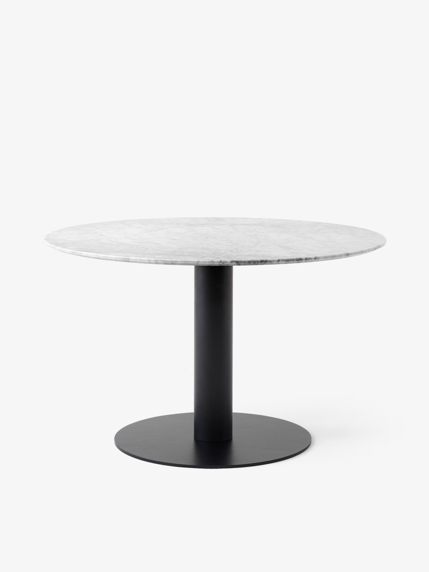 Обеденный стол In Between, SK12 - Чёрный с мрамором Bianco Carrara